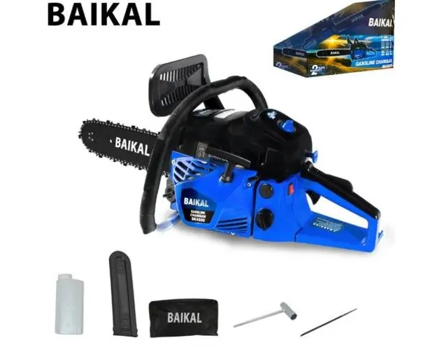 Drujba pe benzina Baikal BK-4500, 10.500 rot/min, 3.9 CP, 2T(Albastru/Negru)