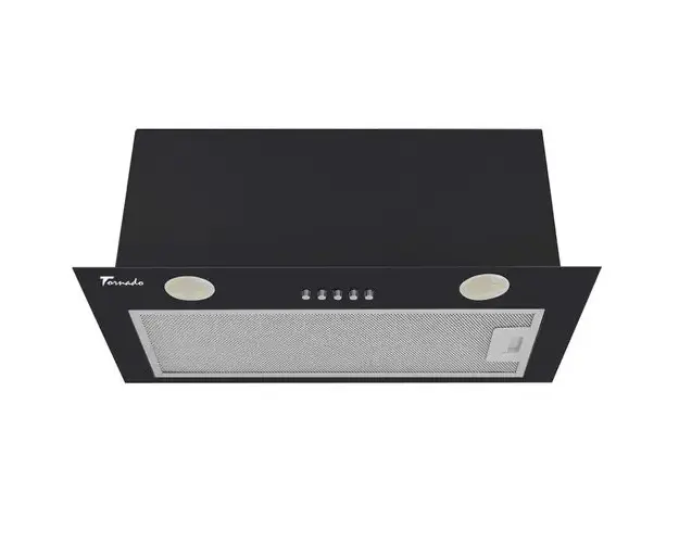 Hota Incorporabila Tornado DRYTH 960 (52) LED, 1 motor Turbo, latime 52 cm, absorbtie 960 m3/ora, filtru anti-grasimi aluminiu 5 straturi (Negru)