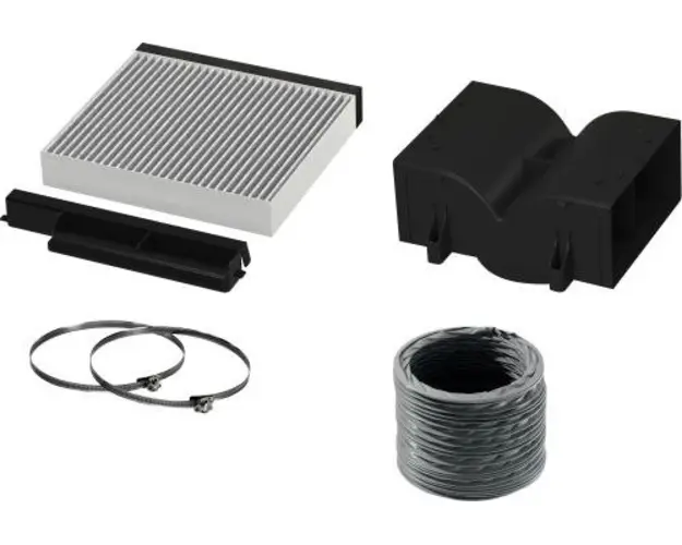 Kit recirculare Bosch DWZ1DX1I4 Clean Air standard pentru hote decorative de perete