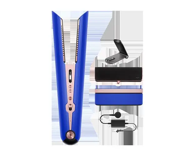 Placa de indreptat parul Dyson Corrale HS07 460763-01, 3 Trepte de temperatura, 210 C, Ecran OLED, Cablu alimentare 2.2m (Albastru/Roz)