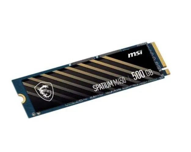 SSD Extern MSI SPATIUM M450, 500GB, M.2 2280, PCIe Gen4 x4, 3D NAND