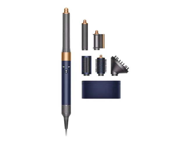 Ondulator de par Dyson Airwrap HS05 Long, 1300 W, 3 trepte viteza, 3 setari temperatura (Albastru/Cupru)