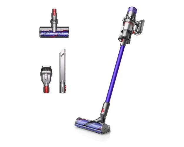 Aspirator vertical Dyson V11 Advanced, Autonomie 60 minute, 0.76 l, 545 W (Albastru/Nichel)