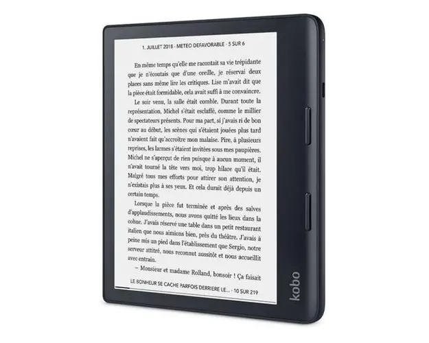 E-Book Reader Kobo Sage N778-KU-BK-K-EP, 300 ppi, 8inch, 32GB, IPX8 (Negru)