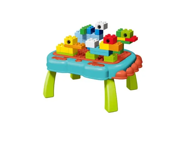 Masuta multifunctionala 3 in 1 pentru constructie - Dinozaur
