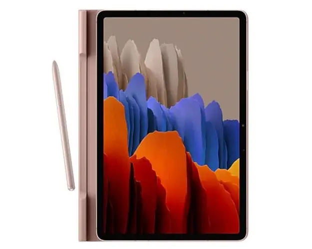 Husa Book Cover Samsung EF-BT630PAEGEU pentru Galaxy Tab S7 11.0″ T870 (Roz)