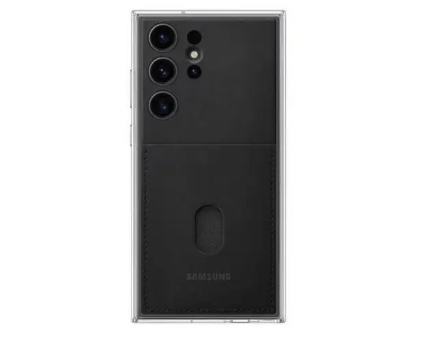 Protectie Spate Samsung EF-MS918CBEGWW pentru Samsung Galaxy S23 Ultra (Negru)