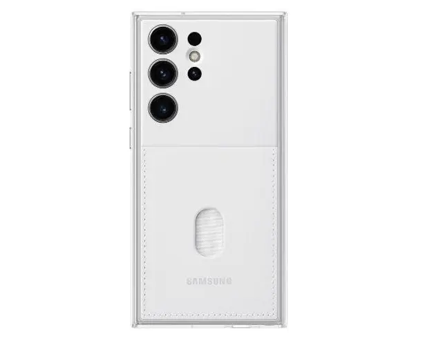 Protectie Spate Samsung EF-MS918CWEGWW pentru Samsung Galaxy S23 Ultra (Alb)