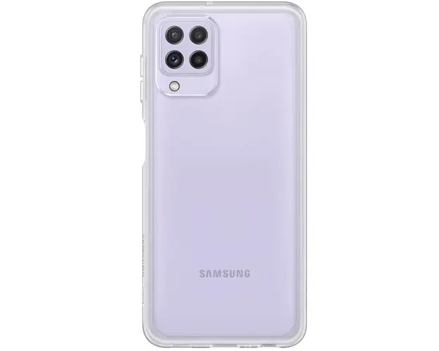 Protectie Spate Samsung EF-QA225TTEGEU pentru Samsung Galaxy A22 4G (Transparent)