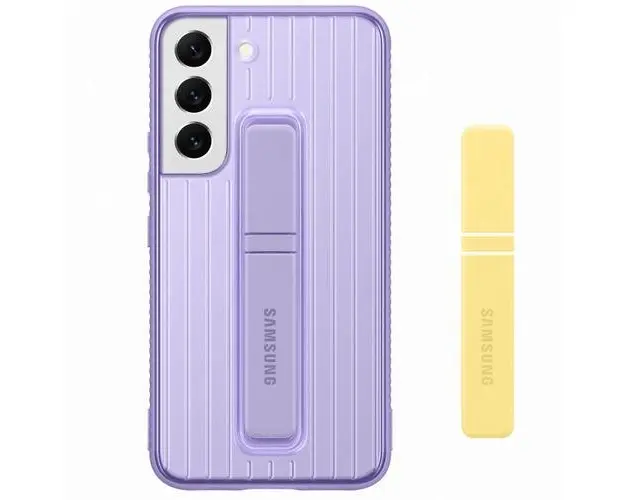 Husa Protectie Spate Samsung EF-RS901CVEGWW pentru Samsung Galaxy S22, functie Stand (Violet)