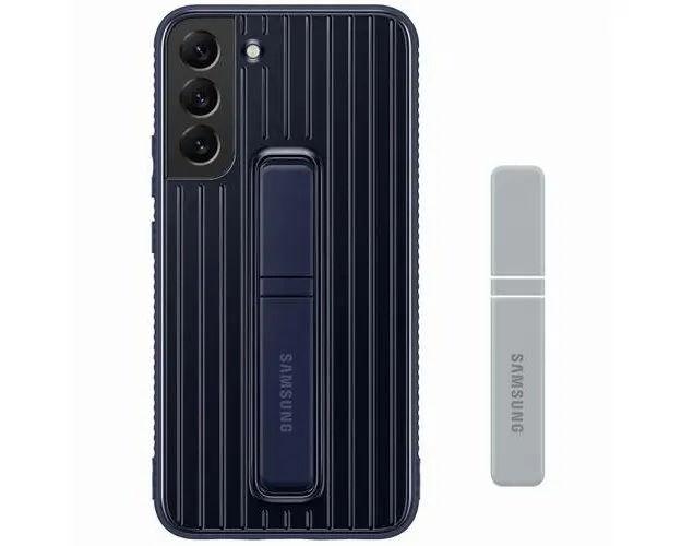 Husa Protectie Spate Samsung EF-RS906CNEGWW pentru Samsung Galaxy S22 Plus, functie stand (Negru)
