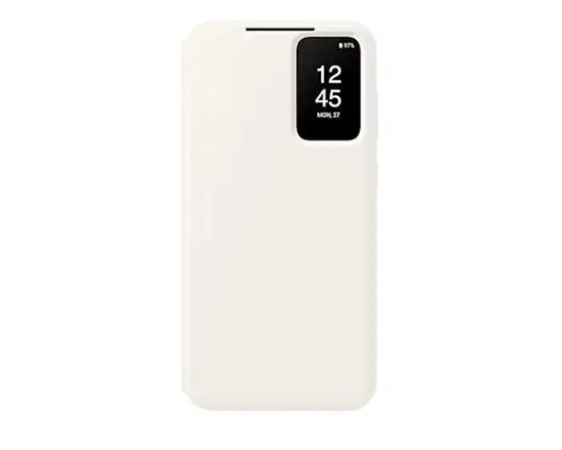 Protectie Smart View Wallet Samsung EF-ZS916CUEGWW pentru Samsung Galaxy S23+ (Crem)
