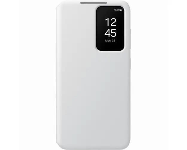 Husa Samsung Smart View Wallet EF-ZS921CWEGWW pentru Samsung Galaxy S24 (Alb)