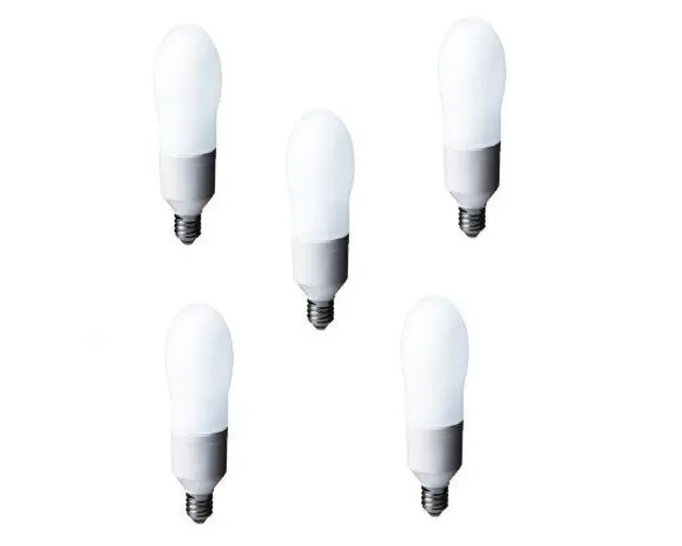 Set 5 becuri economice Panasonic EFA24E282V-5, putere lampa 24W, echivalent pentru incandescenta 100W