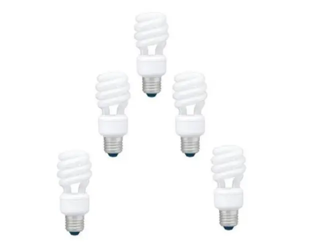 Set 5 becuri economice Panasonic EFD11E27HD3E-5, putere lampa 11W, echivalent pentru incandescenta 55W