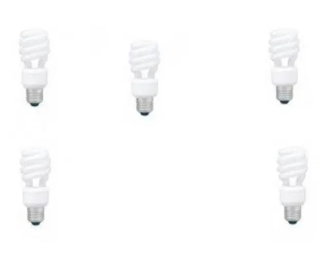 Set 5 becuri economice Panasonic EFD14E27HD3E-5, putere lampa 14W, echivalent pentru incandescenta 75W