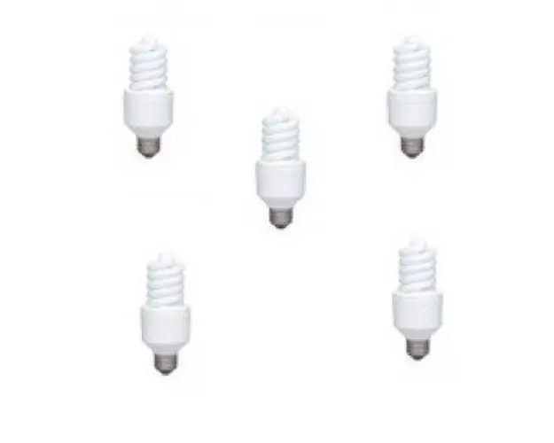 Set 5 becuri economice Panasonic EFD18E27HD-5, putere lampa 18W, echivalent pentru incandescenta 87W