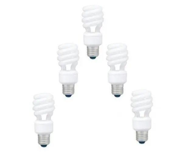 Set 5 becuri economice Panasonic EFD22E27HD3E-5, putere lampa 22W, echivalent pentru incandescenta 105W 