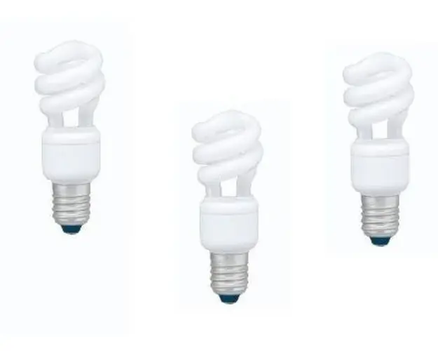 Set 3 becuri economice Panasonic EFD8E27HD3E-3, putere lampa 8W, echivalent pentru incandescenta 45W