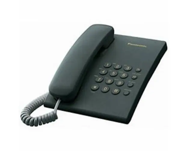 Telefon Fix Panasonic KX-TS500 (Negru)