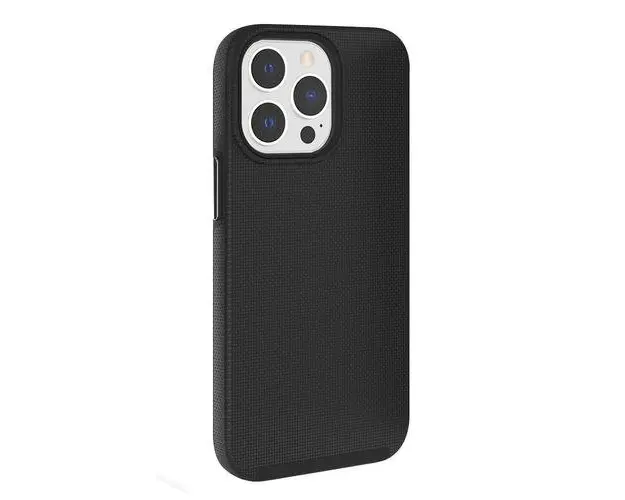 Husa Protectie Spate Eiger North Case pentru0 iPhone 13 Pro Max (Negru)
