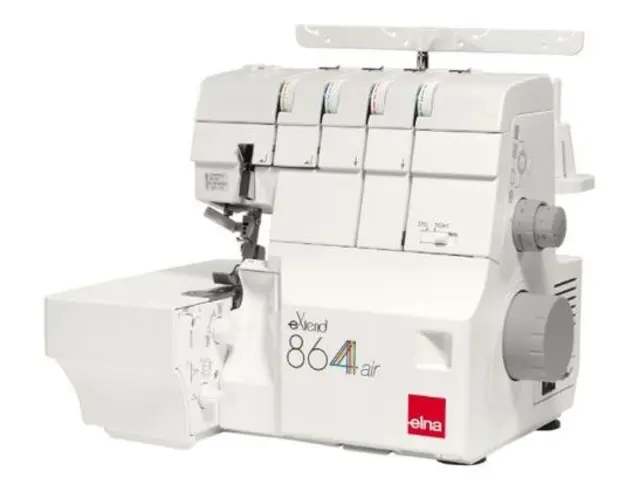 Masina de surfilat Elna eXtend 864air, 1300 imp/min (Alb)