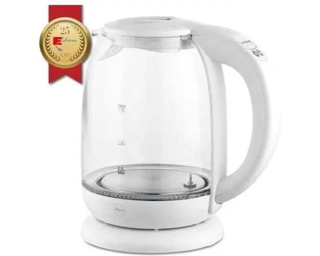 Fierbator de apa Eldom C510B, 1.7 L, 2200 W (Alb/Transparent)