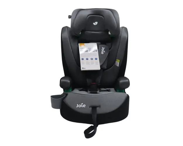 Scaun auto Joie Elevate R129 Dark Gray, 76-150 cm, certificat R129, 15 luni - 12 ani (Negru/Gri)