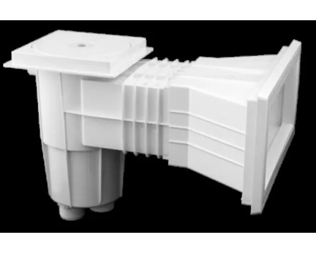 Skimmer standard din ABS EMAUX EM0140-SV cu gura larga pentru piscine placate cu liner