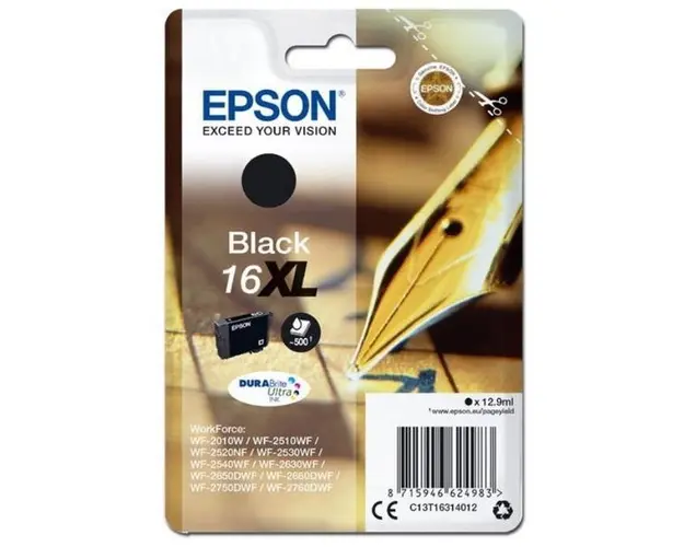 Cartus Cerneala Epson T1631 16XL, acoperire 500 pagini (Negru)