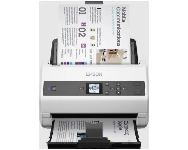 Scanner Epson WorkForce DS-870, A4, Duplex (Alb)