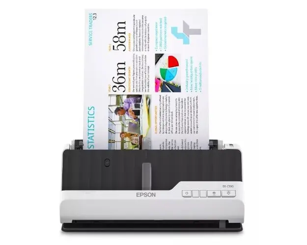Scanner EPSON WorkForce DS-C330, A4, 600 dpi, 30ppm, ADF, USB (Negru)