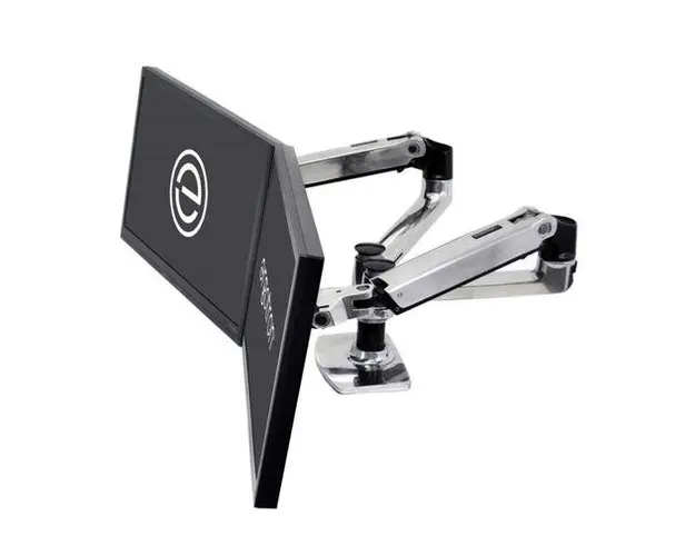 Suport monitor pentru birou Ergotron Ergotron LX Dual 45-245-026, 27inch, 18.1 kg (Gri)