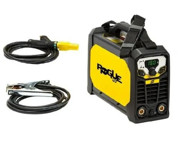 Invertor de sudura Rogue Esab ES 150i CE, 63 V, 4350 W, 150 A MMA/TIG (Galben/Negru)