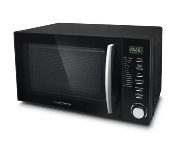 Cuptor cu microunde Esperanza EKO010 1200 W, 20 l, 14 programe (Negru)