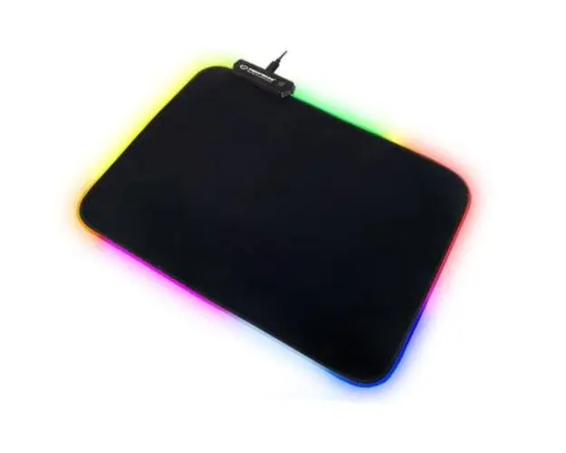 Mousepad ESPERANZA ZODIAC, iluminare RGB (Negru)