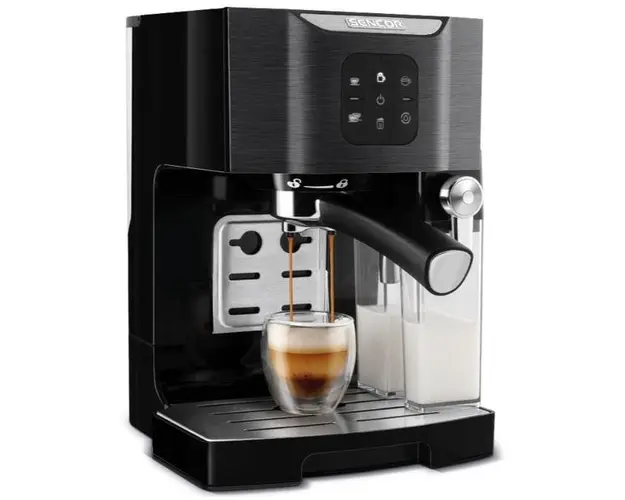 Espressor automat Sencor SES4040BK, 1450 W, 20 Bari, 1.4 L (Negru)