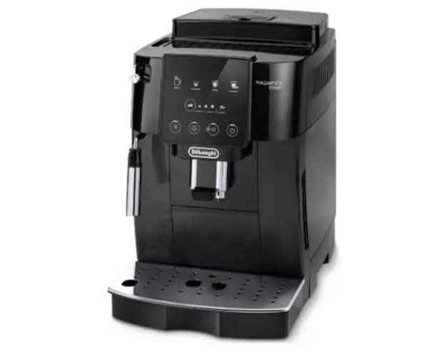 Espressor automat De’Longhi Magnifica Start ECAM 220.21.B, 1450 W, 1.8l, 15 bar, sistem de spumare lapte manual (Negru)