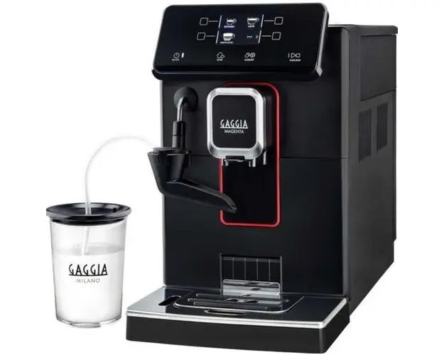 Espressor automat Gaggia Magenta Milk RI8701/01, 1900 W, 1.8 L, 15 Bar (Negru)