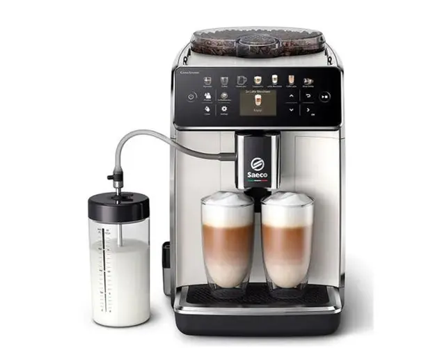 Espressor automat Saeco GranAroma SM6580/20, 1.8 L, 1500 W, 15 Bar (Alb/Negru)