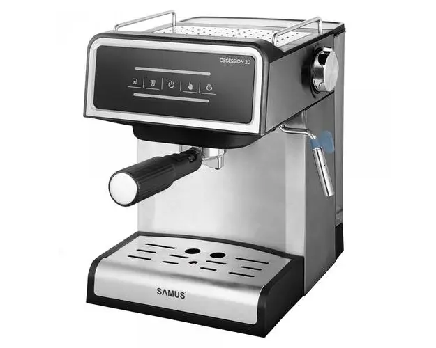 Espressor Samus OBSESSION 20, 850 W, 1.2 L (Negru/Inox) 