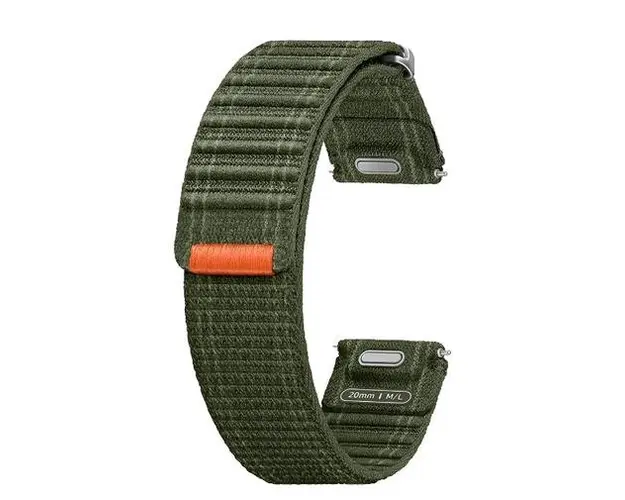 Curea smartwatch Samsung Fabric Band ET-SVL31LKEGEU pentru Samsung Galaxy Watch 7, M/L (Verde)