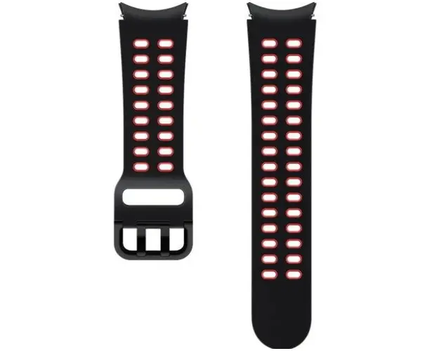Curea de schimb Samsung Extreme Sport Band ET-SXR86SBEGEU pentru Samsung Galaxy Watch 4, S/M (Negru)