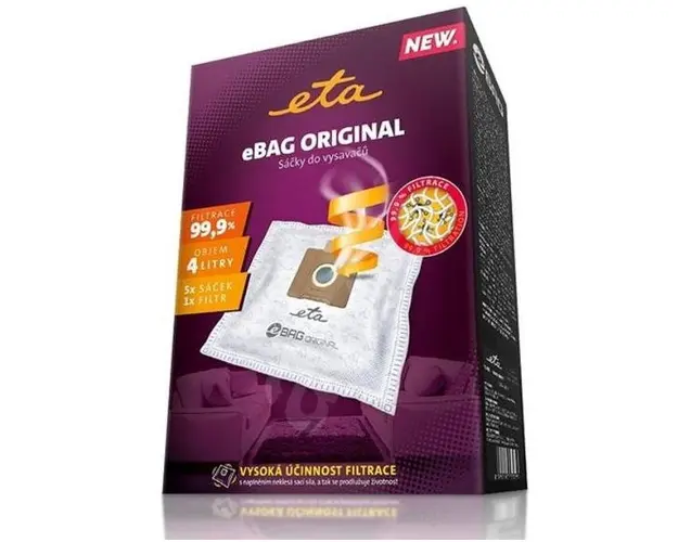 Set 5 saci aspirator ETA ETA960068000, 4 L