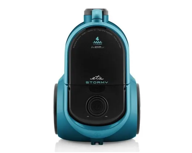Aspirator cu sac ETA Stormy ETA251790000, 700 W, 2.2 L, Filtru HEPA 13 (Negru/Albastru)
