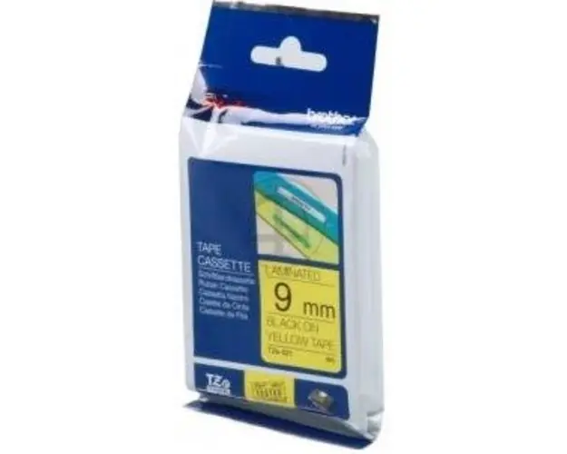 Brother Etichete TZE621 9mm (negru/galben)