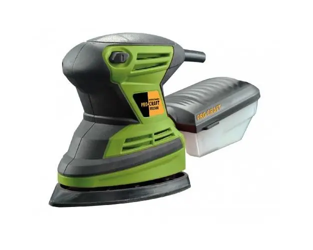 Masina de slefuit excentrica ProCraft EX550E, 200 W, 15000 rpm (Negru/Verde)