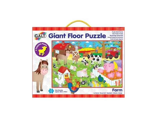 Puzzle Giant Floor Galt Ferma, 30 piese