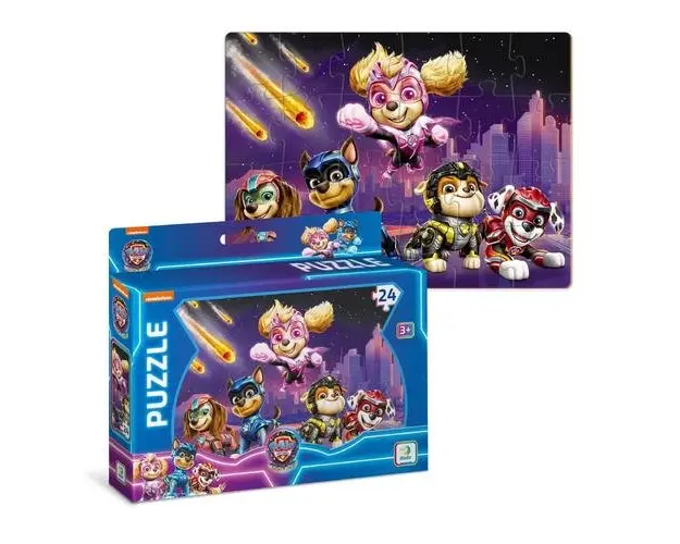 Puzzle - Patrula Catelusilor in marea aventura (24 piese)