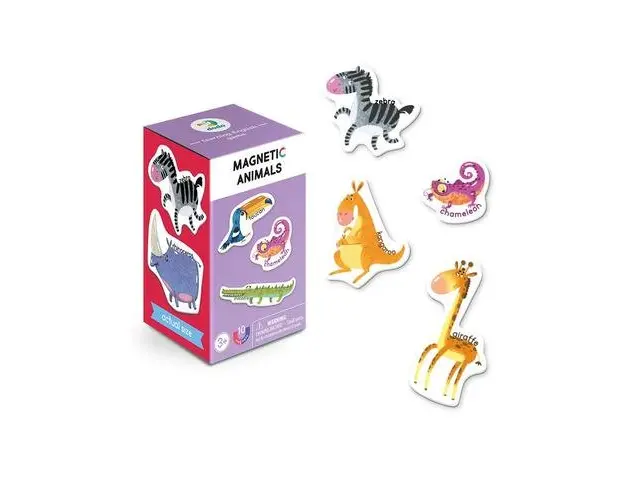 Set magnetic - Invat animalutele in lb. engleza